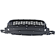 Front Bumper Grille, Textured Gray, Sedan, EX/EX-L/LX/Sport Models, without Adaptive Cruise Control, CAPA CERTIFIED