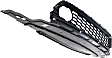 Front Bumper Grille, Textured Gray, Touring Model, CAPA Certified