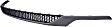 Front, Lower Bumper Grille, Black