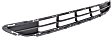 Front, Lower Bumper Grille, Textured Gray CAPA Certified