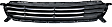 Front Bumper Grille, Textured Gray