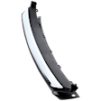 Front, Driver or Passenger Side, Lower Bumper Trim, Chrome Bumper Lower Garnish