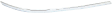 2009 Hyundai Sonata Limited - Front, Passenger Side Bumper Trim, Chrome