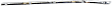2009 Hyundai Sonata Limited - Front, Passenger Side Bumper Trim, Chrome