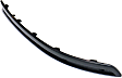 Front, Passenger Side Bumper Trim, Textured, With Chrome Insert Provision
