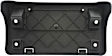 Front License Plate Bracket, Direct Fit, Sedan