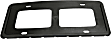 Front License Plate Bracket, Frame, Sedan