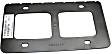 Front License Plate Bracket, Frame, Sedan