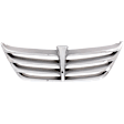 Grille Assembly, Painted Silver Gray Shell and Insert, CAPA CERTIFIED