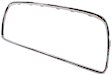 Grille Trim, Center, Chrome, CAPA Certified