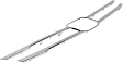 Grille Trim, Center, Chrome