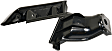 Driver Side Grille Bracket, Coupe