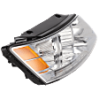 Passenger Side Headlight, with Bulb, Halogen, Clear Lens, CAPA Certified