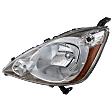 2010 Honda Fit - Driver Side Halogen Headlight, With bulb(s), OE Replacement, CAPA Certified