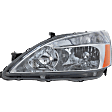 2006 Honda Accord - Driver Side Halogen Headlight, Without bulb(s), OE Replacement, CAPA Certified