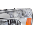 2006 Honda Accord - Driver Side Halogen Headlight, Without bulb(s), OE Replacement, CAPA Certified