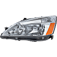2006 Honda Accord - Driver Side Halogen Headlight, Without bulb(s), OE Replacement, CAPA Certified