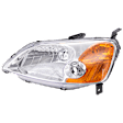 Driver Side Halogen Headlight, Without bulb(s), OE Replacement, Sedan
