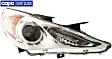 2013 Hyundai Sonata - Passenger Side Halogen Headlight, With bulb(s), Sedan, OE Replacement, CAPA Certified