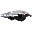 2011-2014 Hyundai Sonata - Driver Side Headlight, with Bulb, Halogen, Except Hybrid Model, Clear Lens, White Interior, CAPA Certified