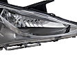 Passenger Side Headlight, with Bulb, Halogen, Except Hybrid Model, Clear Lens, Chrome Interior, CAPA Certified