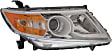 Passenger Side Headlight, without Bulb, HID/Xenon, Clear Lens, 6 Cyl., 3.5L Engine