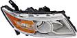 Passenger Side Headlight, without Bulb, HID/Xenon, Clear Lens, 6 Cyl., 3.5L Engine
