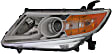 Driver Side Headlight, without Bulb, HID/Xenon, Clear Lens, 6 Cyl., 3.5L Engine