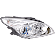 Passenger Side Headlight, with Bulb, Halogen, Touring Models, without Chrome Ring