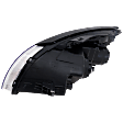 Passenger Side Headlight, with Bulb, Halogen, Touring Models, without Chrome Ring, CAPA Certified