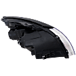Driver Side Headlight, with Bulb, Halogen, Touring Models, without Chrome Ring