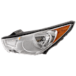 Driver Side Headlight, with Bulb, Halogen, Clear Lens