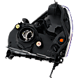 Passenger Side Headlight, without Bulb, Halogen, Clear Lens, CAPA CERTIFIED