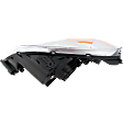 Passenger Side Headlight, without Bulb, Halogen, Clear Lens, CAPA CERTIFIED