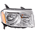 2012-2015 Honda Pilot - Passenger Side Headlight, with Bulb, Halogen, Clear Lens, 6 Cyl., 3.5L Engine, CAPA Certified