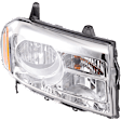 2012-2015 Honda Pilot - Passenger Side Headlight, with Bulb, Halogen, Clear Lens, 6 Cyl., 3.5L Engine, CAPA Certified