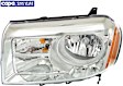 2012 Honda Pilot - Driver Side Halogen Headlight, With bulb(s), OE Replacement, CAPA Certified