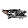 Passenger Side Headlight, with Bulb, Halogen, Clear Lens, 4 Cyl., 2.4L Engine