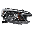 Passenger Side Headlight, with Bulb, Halogen, Clear Lens, 4 Cyl., 2.4L Engine