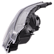 Passenger Side Headlight, with Bulb, Halogen, Clear Lens, 4 Cyl., 2.4L Engine, CAPA Certified