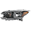 Driver Side Headlight, with Bulb, Halogen, Clear Lens, 4 Cyl., 2.4L Engine