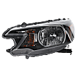 Driver Side Headlight, with Bulb, Halogen, Clear Lens, 4 Cyl., 2.4L Engine