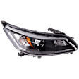 2013-2015 Honda Accord - Passenger Side Headlight, with Bulb, Halogen, EX/EX-L/LX/Sport Models, 4 Cyl., 2.4L Engine, Sedan