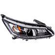 2013-2015 Honda Accord - Passenger Side Headlight, with Bulb, Halogen, EX/EX-L/LX/Sport Models, 4 Cyl., 2.4L Engine, Sedan, CAPA Certified