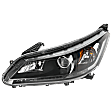 Driver Side Headlight, with Bulb, Halogen, EX/EX-L/LX/Sport Models, 4 Cyl., 2.4L Engine, Sedan