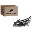 Driver Side Headlight, with Bulb, Halogen, EX/EX-L/LX/Sport Models, 4 Cyl., 2.4L Engine, Sedan