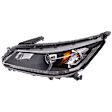 Driver Side Headlight, with Bulb, Halogen, EX/EX-L/LX/Sport Models, 4 Cyl., 2.4L Engine, Sedan, CAPA Certified