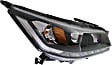 Passenger Side Headlight, with Bulb, Halogen, EX-L/Touring Model, 6 Cyl., 3.5L Engine