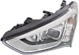 Driver Side Halogen Headlight, With bulb(s), OE Replacement, CAPA Certified