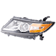 Driver Side Headlight, with Bulb, Halogen, Clear Lens, 6 Cyl., 3.5L Engine, CAPA Certified